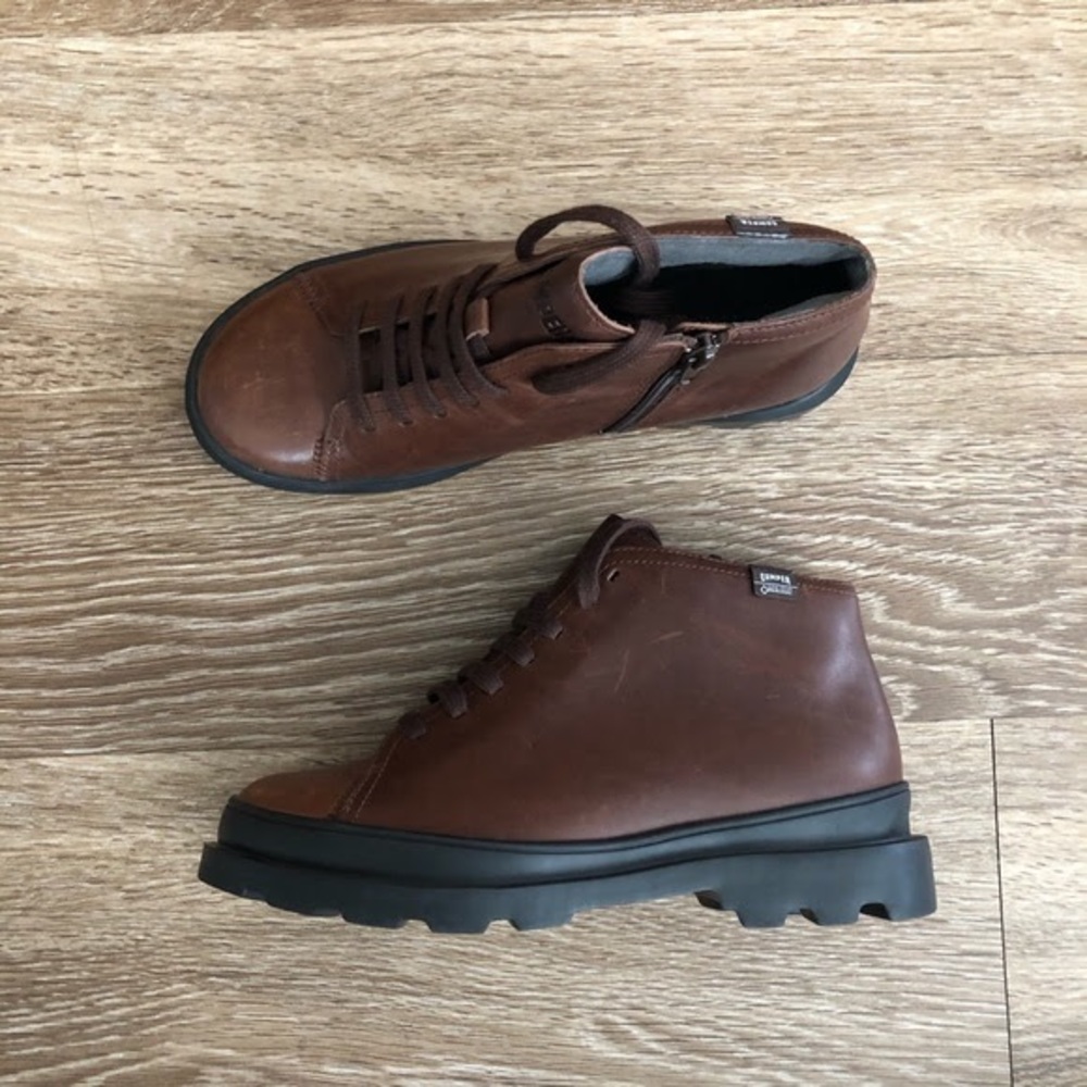 CAMPER • brutus brown ankle sneaker boots